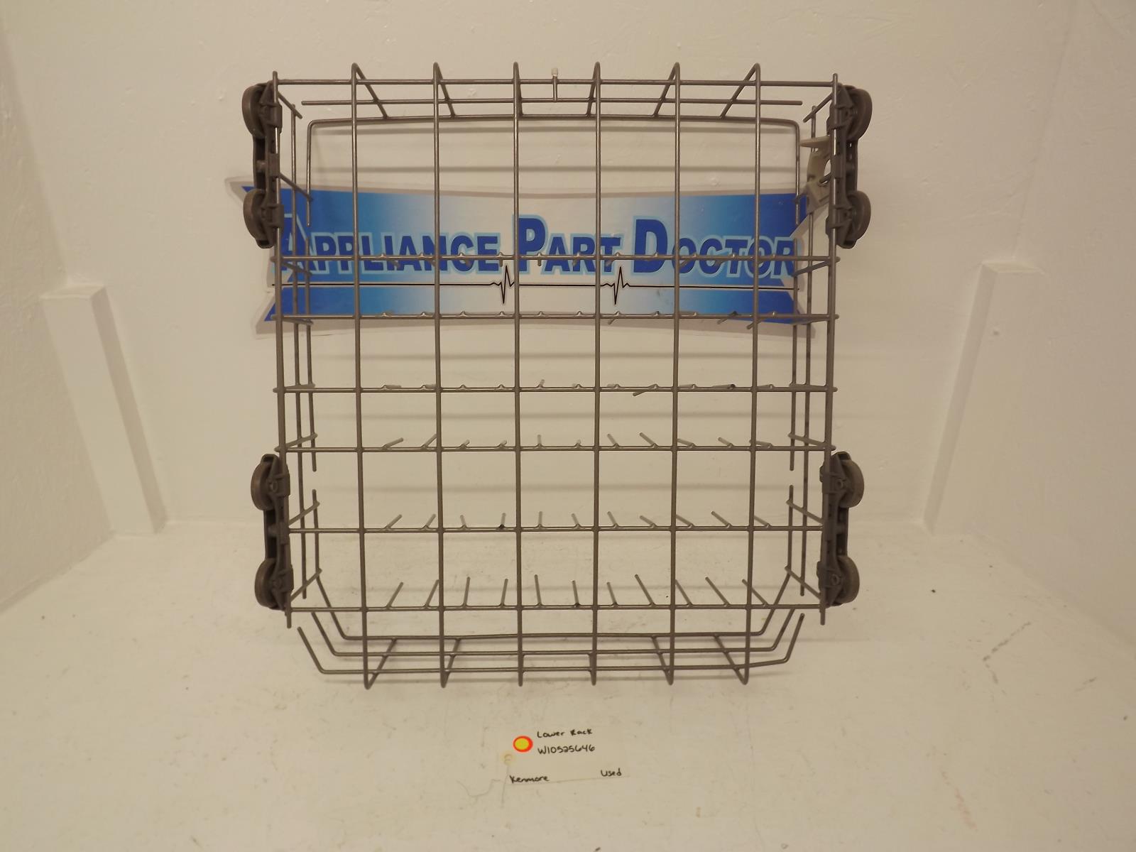 Kenmore Dishwasher W10525646 Lower Rack Used Kenmore Dishwasher W10525646 Lower Rack Used